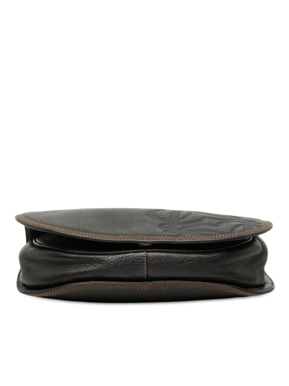 Loewe Leather Anagram Flap Crossbody #323064L47B - Picture 3 of 7